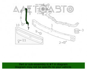 Suportul inferior al grilei radiatorului pentru Chevrolet Equinox 18-21