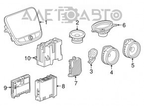 Блок Sattelite Radio Buick Encore 17-19