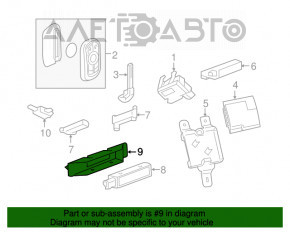 Suportul antenei externe keyless pentru Chevrolet Equinox 18-