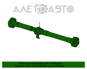 Arborele cardanic al cardanului Chevrolet Camaro 16- 6.2 MT