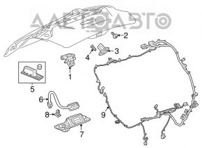 Проводка двери багажника Chevrolet Equinox 18