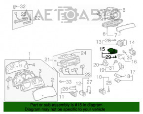 Кнопка аварийной сигнализации Lexus GX470 03-09