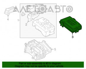 Capacul cutiei de siguranțe sub capotă Chevrolet Volt 16-