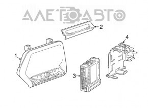 Blocul de radio prin satelit Chevrolet Volt 16-