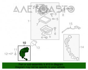 Воздухоприемник Chevrolet Equinox 18-22 LYX