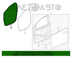 Уплотнитель дверного проема передний левый Chevrolet Volt 16-
