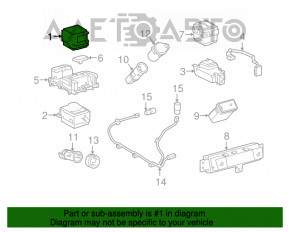 Butonul de frână de mână pentru Lexus RX350 RX450h 16-19