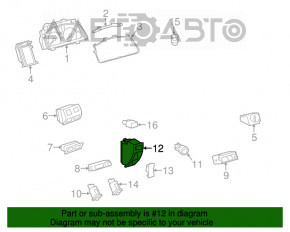 Кнопка Parking Lexus LS460 LS600h 07-12