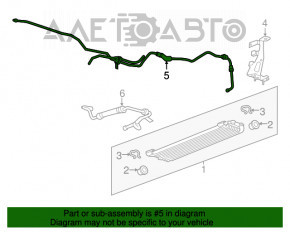 Трубки охлаждения АКПП Chevrolet Camaro 16- 2.0T 3.6