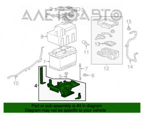 Palet pentru baterie GMC Terrain 18-19