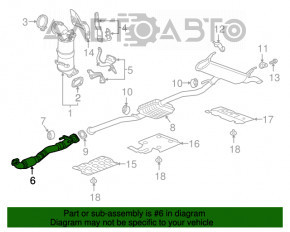 Tubul de admisie Chevrolet Equinox 18-22 LYX FWD