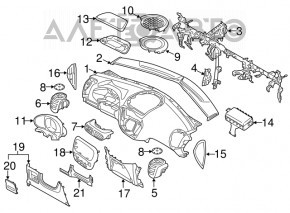 Tubul de protecție subtorpedou pentru Kia Soul 14-19