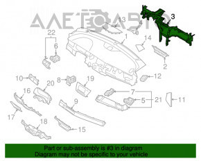 Tubul de protecție subtorpedou pentru Kia Niro 17-19 HEV, PHEV