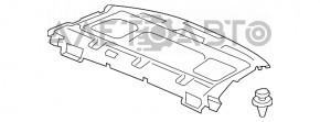 Полка задняя Honda Accord 16-17 hybrid, черная, царапины