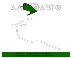 Antena aripă Chevrolet Equinox 18-21 fără navigație