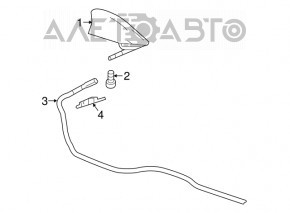 Antena aripă Chevrolet Equinox 18-21 fără navigație