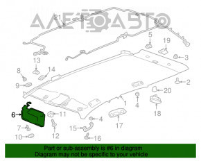 Capota dreapta Chevrolet Equinox 18-21 gri cu iluminare.