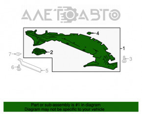 Protecția pentru bara de protecție față a Chevrolet Equinox 18-21 LYX.