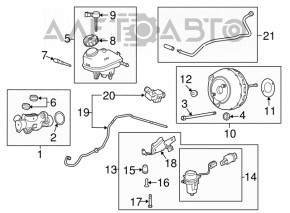 Amplificator de vidare Chevrolet Impala 14-20