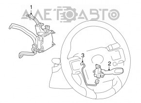 Controlul de croazieră al Toyota Camry v40 zgârietură