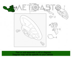 Controlul de croazieră al Toyota Prius 2004-2009 zgârieturile