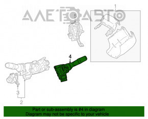 Comutatorul de sub volan din dreapta pentru Lexus RX350 RX450h 10-15