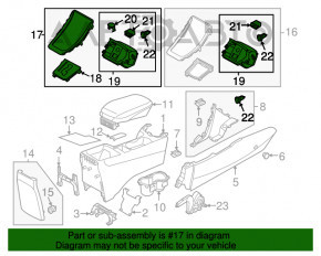 Capacul schimbatorului de viteze pentru Hyundai Elantra UD 11-13, transmisie automata.