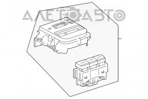 Comutatorul de moduri de conducere al modelului Toyota Highlander 20-21 AWD