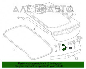 Butonul de deschidere a portbagajului Chevrolet Volt 11-15