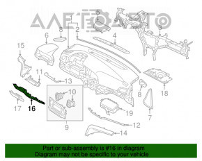 Husa genunchi sofer Hyundai Elantra AD 17-20 negru