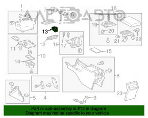 Кнопка управления подогревом водительского сиденья Toyota Camry v50 12-14 usa