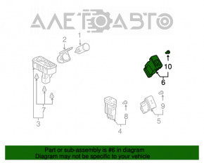 Butonul de încălzire a scaunului drept Lexus GX470 03-09 nou OEM original