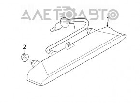 Стоп сигнал Subaru Outback 20-