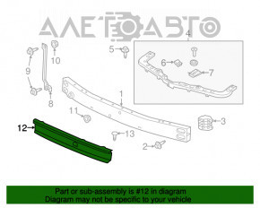 Capacul amplificatorului de bara fata pentru Chevrolet Equinox 18-21