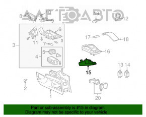 Controlul joystick-ului ecranului Lexus RX350 RX450h 10-15 negru cu navigație