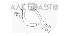 Bobina de condensare a compresorului de aer condiționat Chevrolet Equinox 18-22 LYX