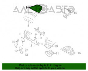 Накладка щитка приборов Hyundai Sonata 11-15