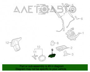 Butonul de deschidere a portbagajului pentru Lexus RX350 RX450h 16-22