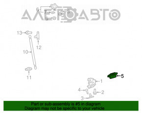 Кнопка открытия двери багажника Toyota Prius V 12-17 keyless новый OEM оригинал