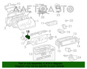 Кнопка открытия багажника и бензобака Lexus IS350 06-13