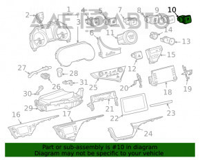 Кнопка открытия лючка бензобака Toyota Camry v70 18-24