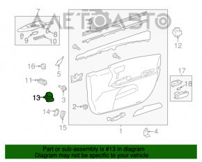 Управление зеркалами Toyota Avalon 13-18