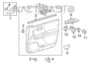 Controlul oglinzilor Toyota Camry v70 18-