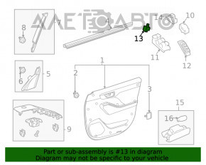 Controlul oglinzilor Toyota Highlander 20-22