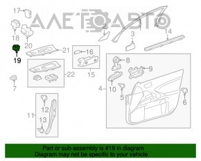 Controlul oglinzilor electrice stânga față Toyota Prius 2004-2009