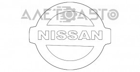 Emblema siglei portbagajului Nissan Rogue 14-20 nou OEM original