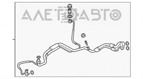 Трубка кондиционера печка-конденсер Chevrolet Equinox 18-22