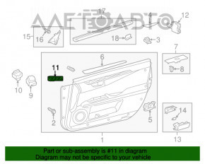 Кнопки памяти сиденья переднего левого Lexus ES300h ES350 13-18