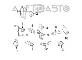 Butonul de deschidere a portbagajului pentru Lexus ES350 07-12, nou, original OEM