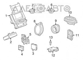 Amplificator audio Chevrolet Impala 14-20